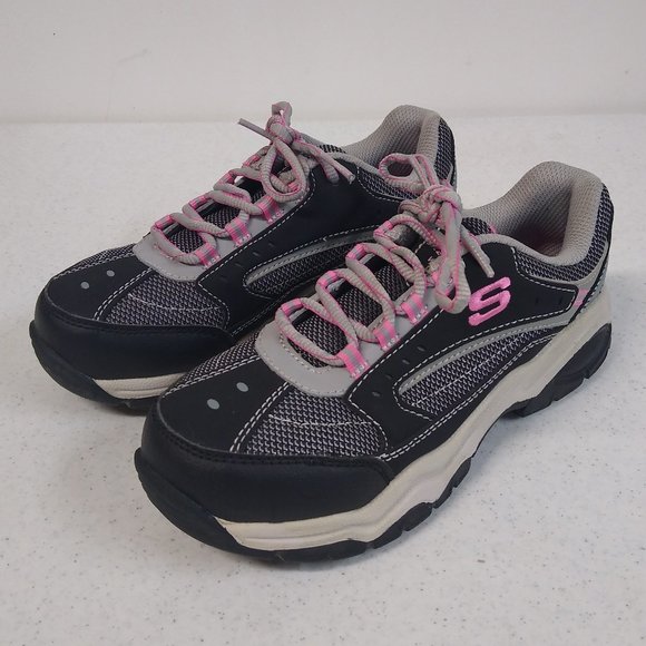 Skechers Work 76601 Biscoe Steel Toe Work Shoes Women's Size 5 Medium Width EUC - Picture 1 of 12